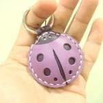 Penny the LadyBug leather k..