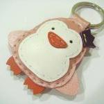 Perry the Penguin Leather K..