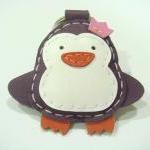 Perry the Penguin Leather C..