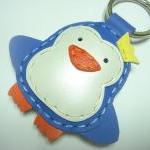 Perry the Penguin Leather K..