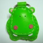 Hugo the Hippo Leather Keyc..