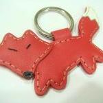 Kato the Fox Leather Keycha..
