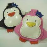 Penguin Groom and Bride lea..
