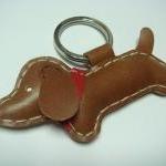 Copper the dachshund Leathe..