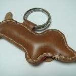 Copper the dachshund Leathe..