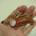 Copper the dachshund Leathe..