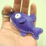 Karen the Fish Leather Keyc..