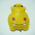 Hugo the Hippo Leather Keyc..