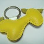 Gil the Giraffe Leather Key..